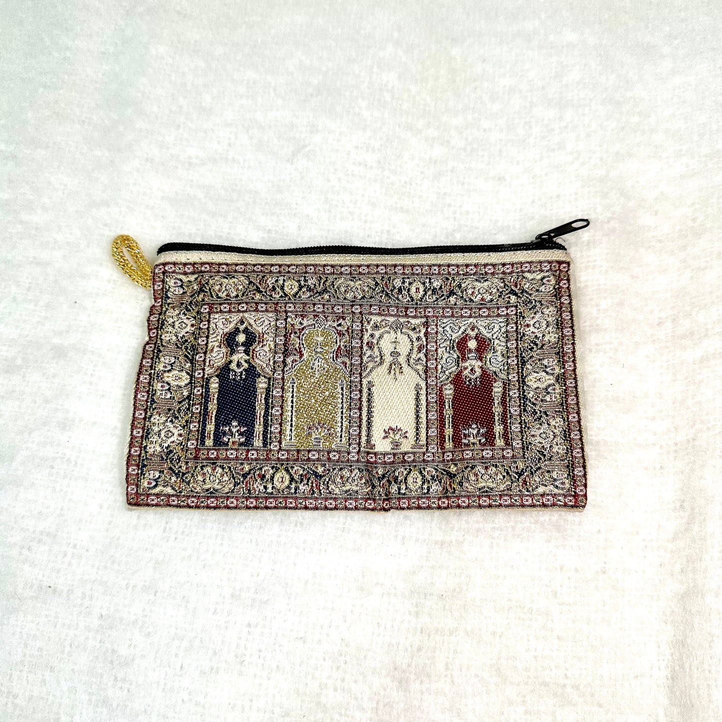 波斯地毯刺繡圖騰收納包