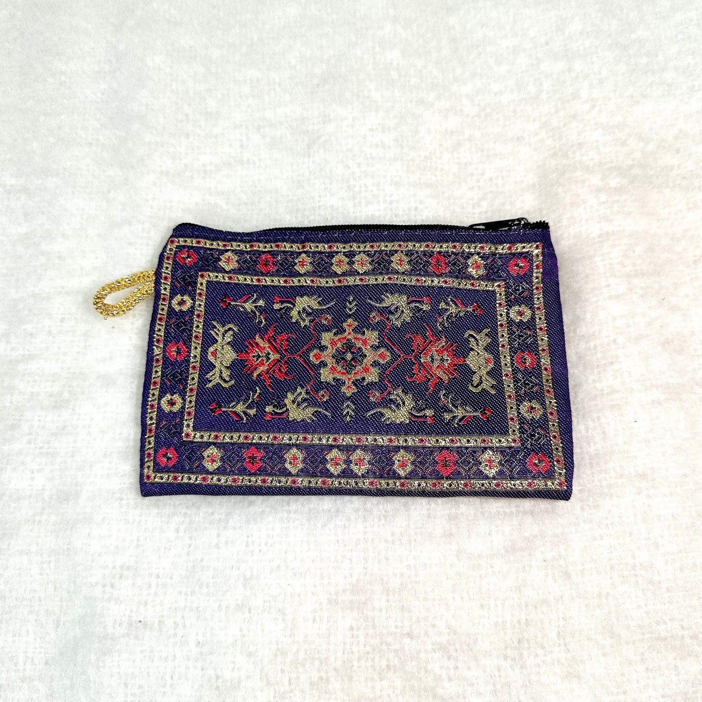 波斯地毯刺繡圖騰收納包