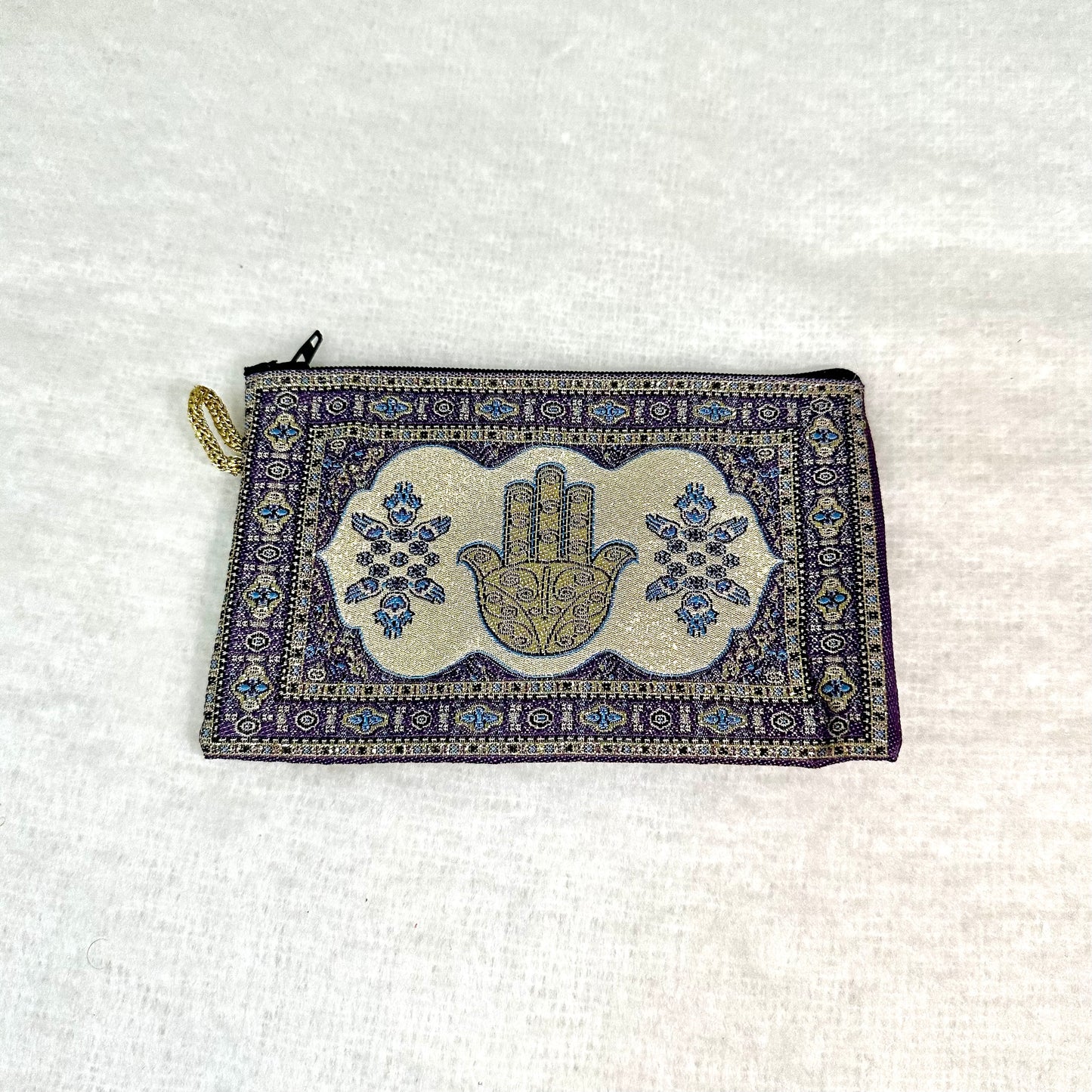 波斯地毯刺繡圖騰收納包