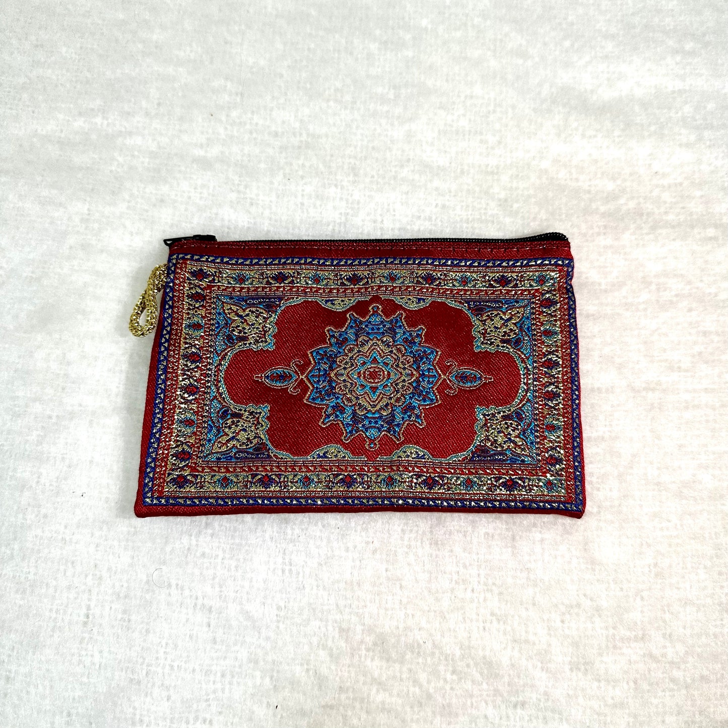 波斯地毯刺繡圖騰收納包