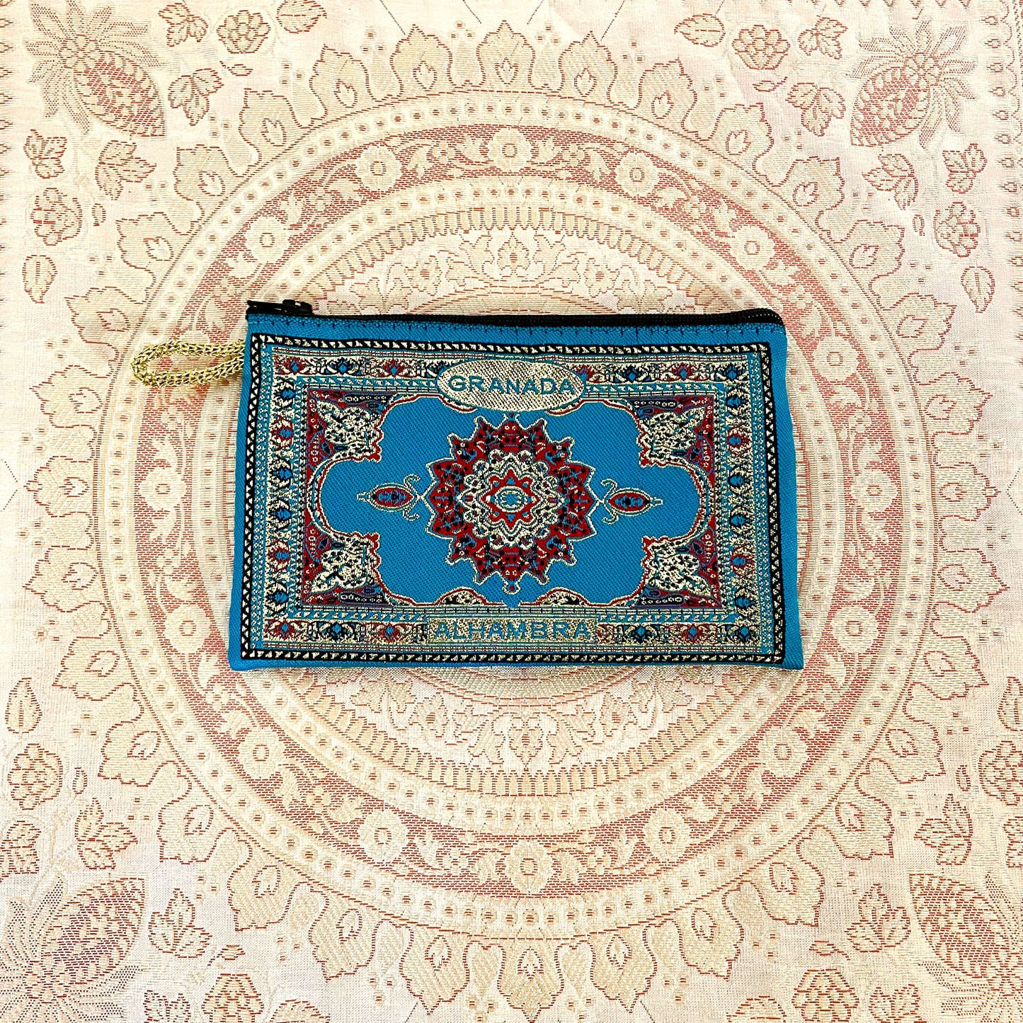 波斯地毯刺繡圖騰收納包