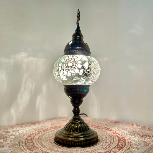阿拉伯馬賽克玻璃白燈 (附送燈泡)